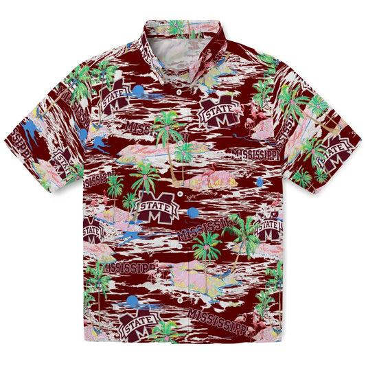 Mississippi State Bulldogs Flamingo Retreat 2026 Hawaiian Shirt – Moonbestprint