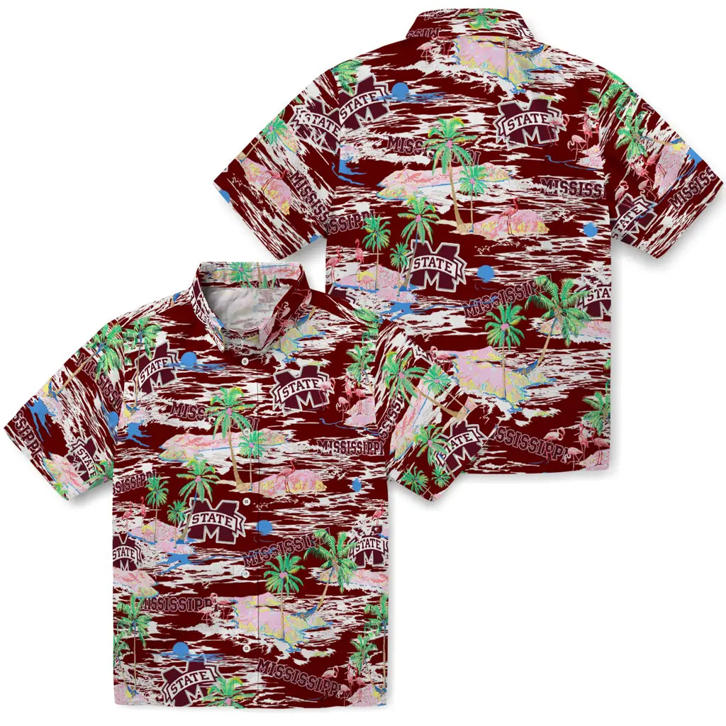 Mississippi State Bulldogs Flamingo Retreat 2026 Hawaiian Shirt – Moonbestprint