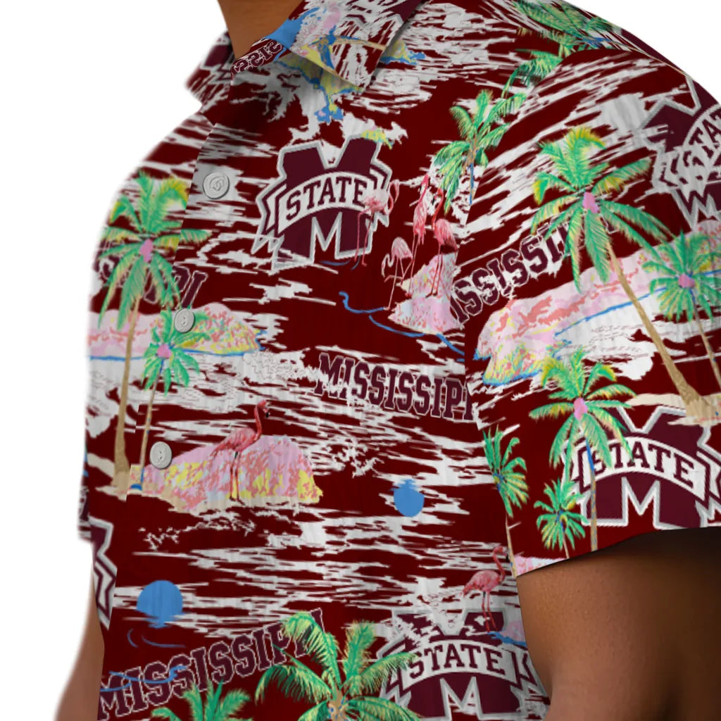 Mississippi State Bulldogs Flamingo Retreat 2026 Hawaiian Shirt – Moonbestprint