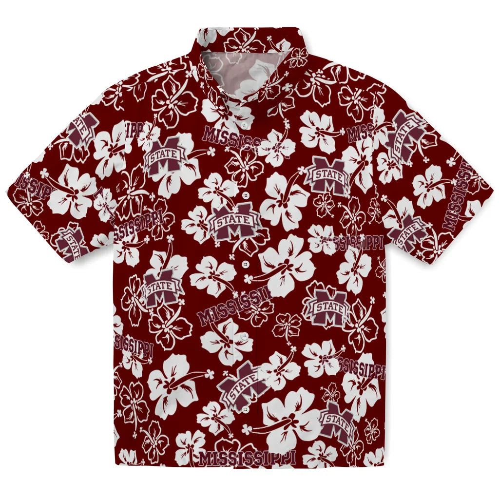 Mississippi State Bulldogs Hibiscus Bloom Hawaiian Shirt – Moonbestprint