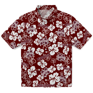 Mississippi State Bulldogs Hibiscus Bloom Hawaiian Shirt – Moonbestprint