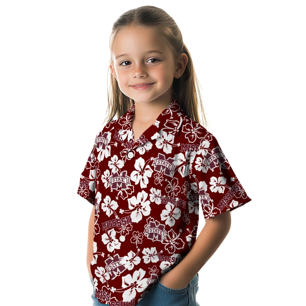 Mississippi State Bulldogs Hibiscus Bloom Hawaiian Shirt – Moonbestprint