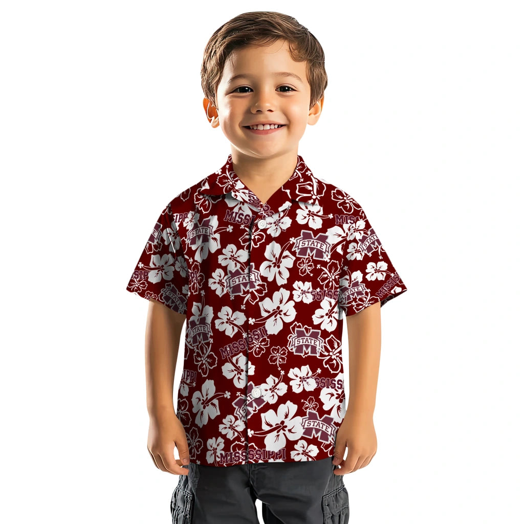 Mississippi State Bulldogs Hibiscus Bloom Hawaiian Shirt – Moonbestprint