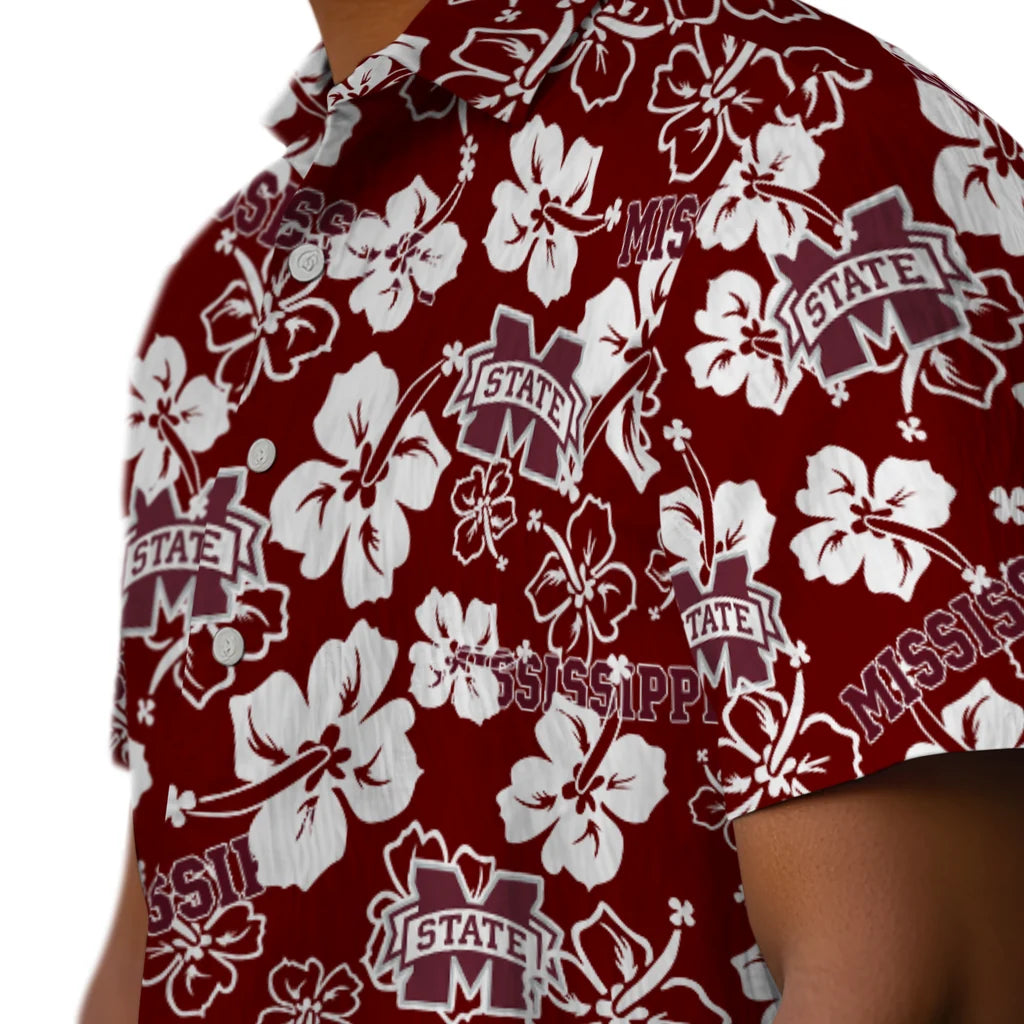 Mississippi State Bulldogs Hibiscus Bloom Hawaiian Shirt – Moonbestprint