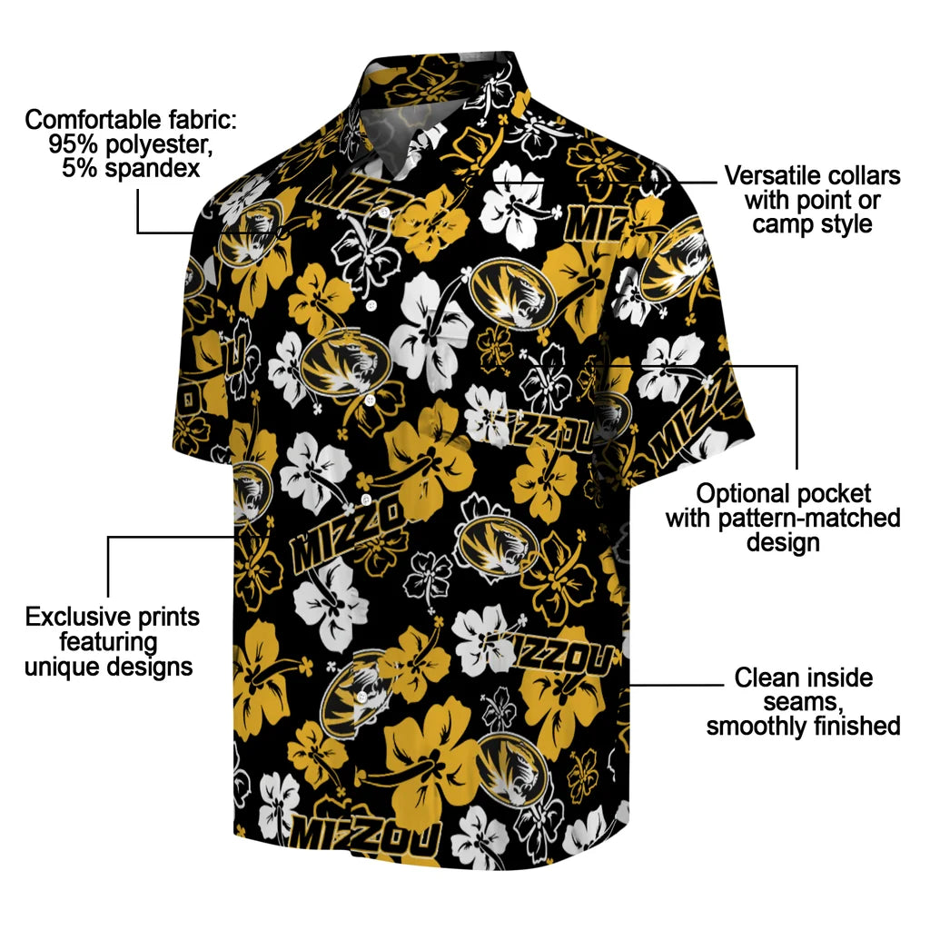 Missouri Tigers Hibiscus Bloom Hawaiian Shirt – Moonbestprint