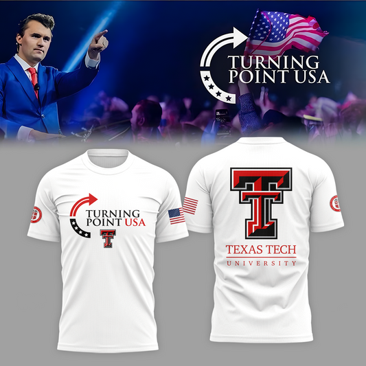 Texas Tech x Turning Point USA 2025 Tshirt Moonbestprint