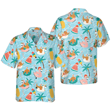 2025 Christmas Santa Beach Summer Hawaiian Shirts – Moonbestprint