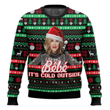 Moira Rose, Bebe It Cold Outside Meme Ugly Christmas Sweater – Moonbestprint