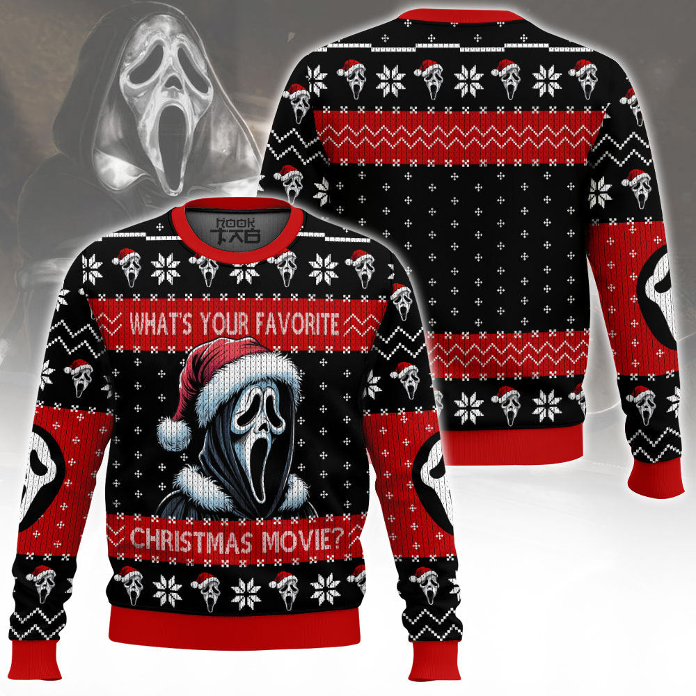 Ghostface Ugly Sweater – Moonbestprint