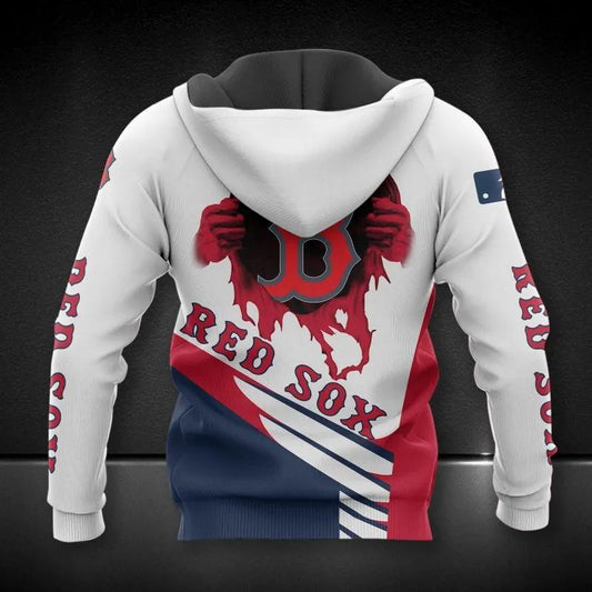 MLB Boston Red Sox MLB All Over Print Hoodie -Moonbestprint