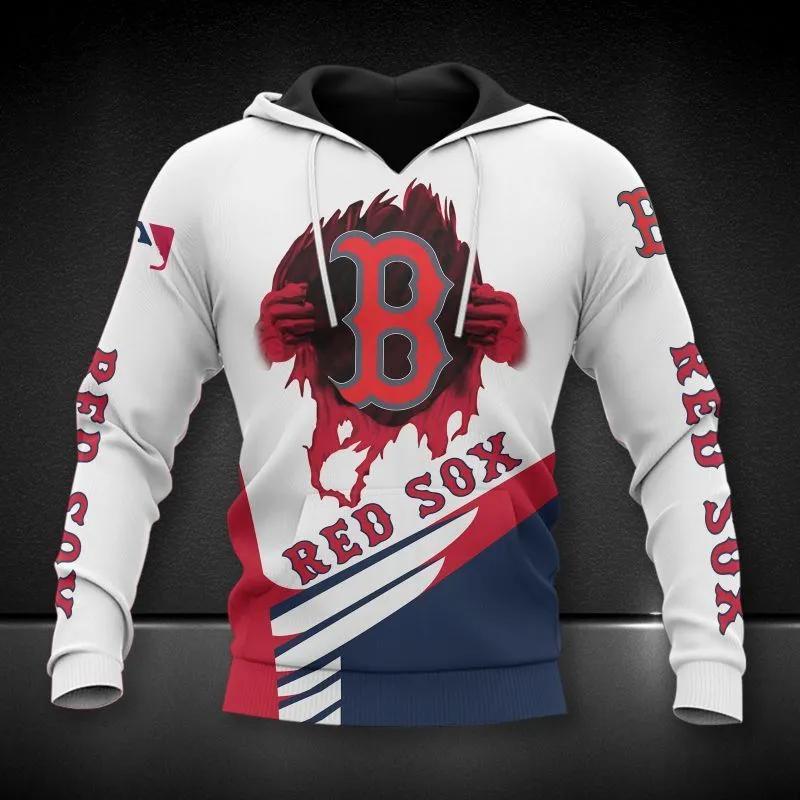 MLB Boston Red Sox MLB All Over Print Hoodie -Moonbestprint