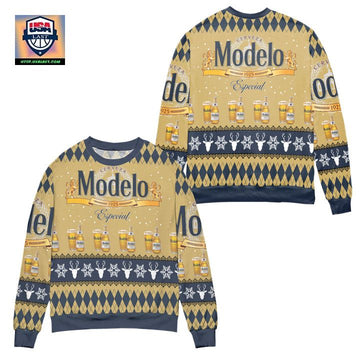 Modelo 1925 Special Reindeer Pattern Ugly Christmas Sweater ? Usalast