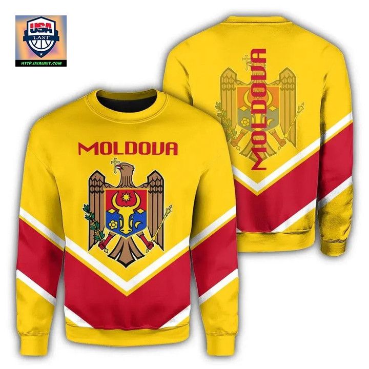Moldova Coat Of Arms Sweater Lucian Style J5W ? Usalast