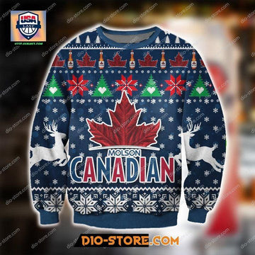 Molson Canadian Beer Christmas Sweater ? Usalast
