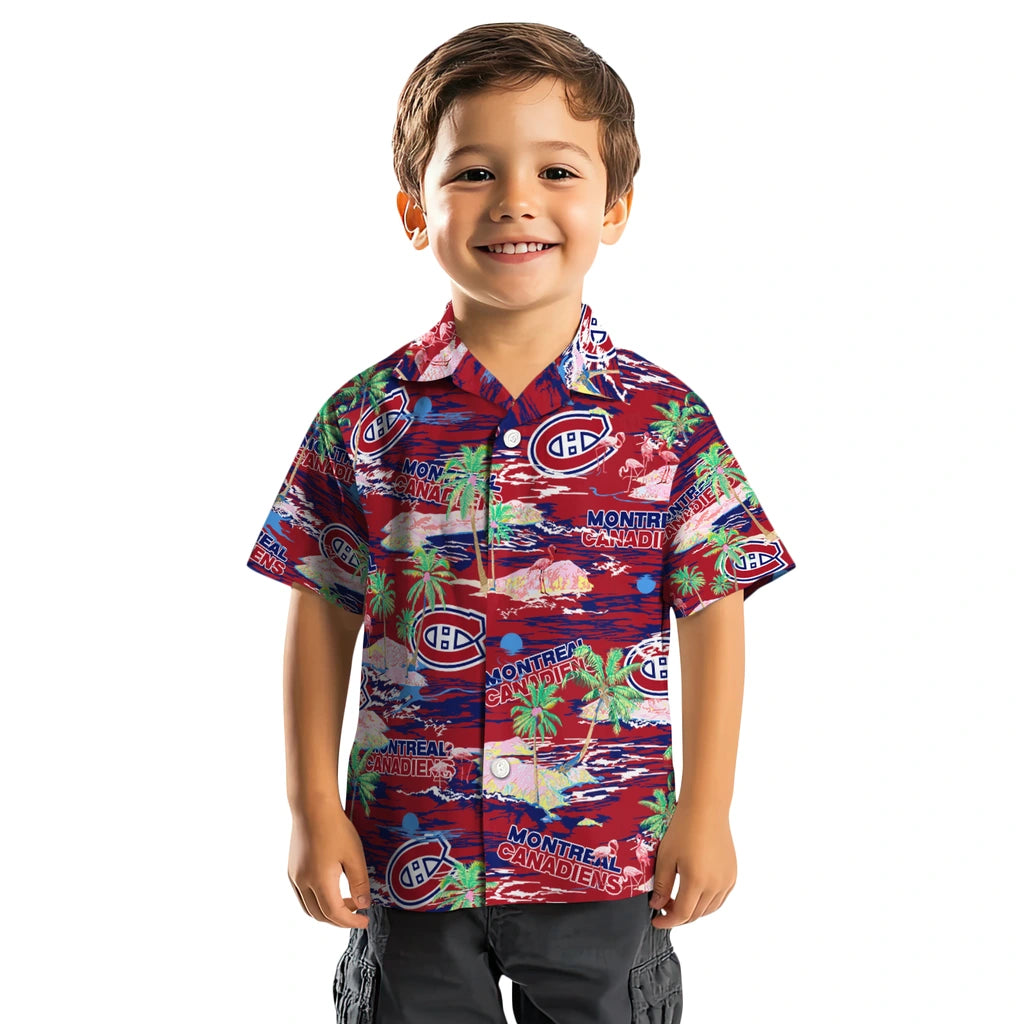 Montreal Canadiens Flamingo Retreat 2026 Hawaiian Shirt – Moonbestprint