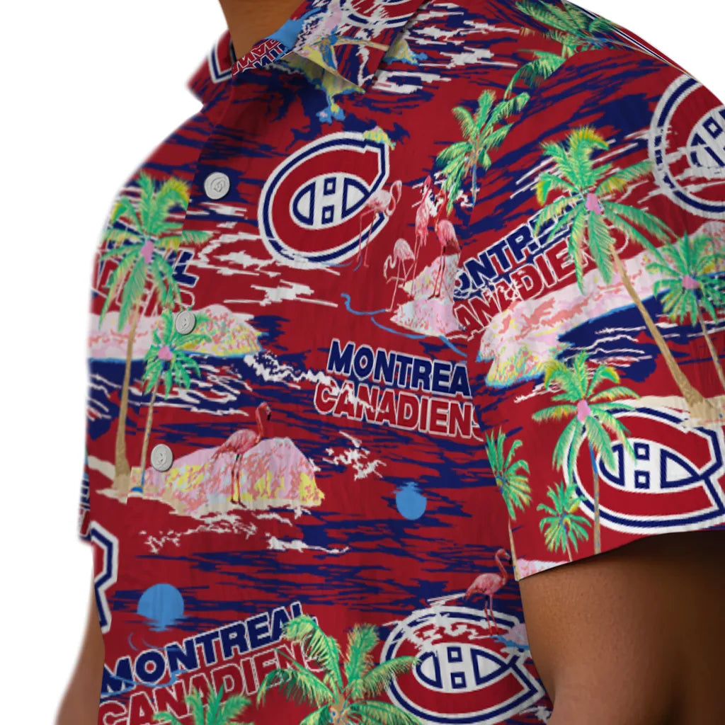 Montreal Canadiens Flamingo Retreat 2026 Hawaiian Shirt – Moonbestprint