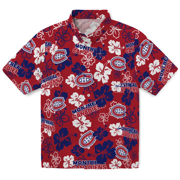 Montreal Canadiens Hibiscus Bloom Hawaiian Shirt – Moonbestprint