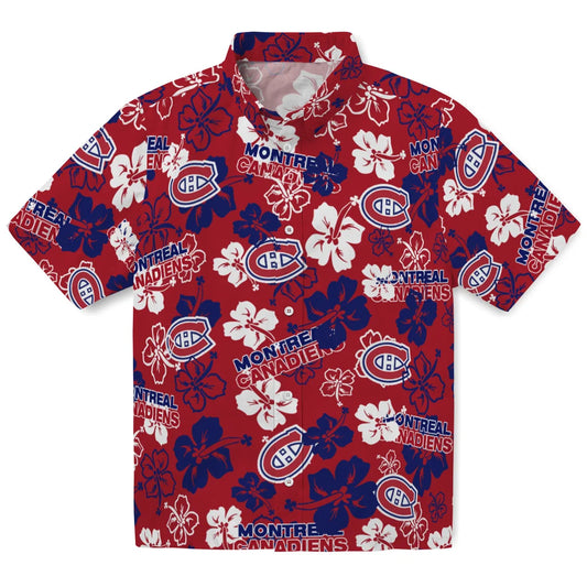 Montreal Canadiens Hibiscus Bloom Hawaiian Shirt – Moonbestprint