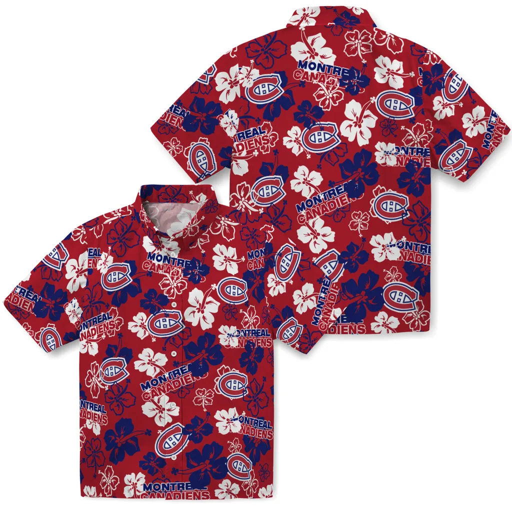 Montreal Canadiens Hibiscus Bloom Hawaiian Shirt – Moonbestprint