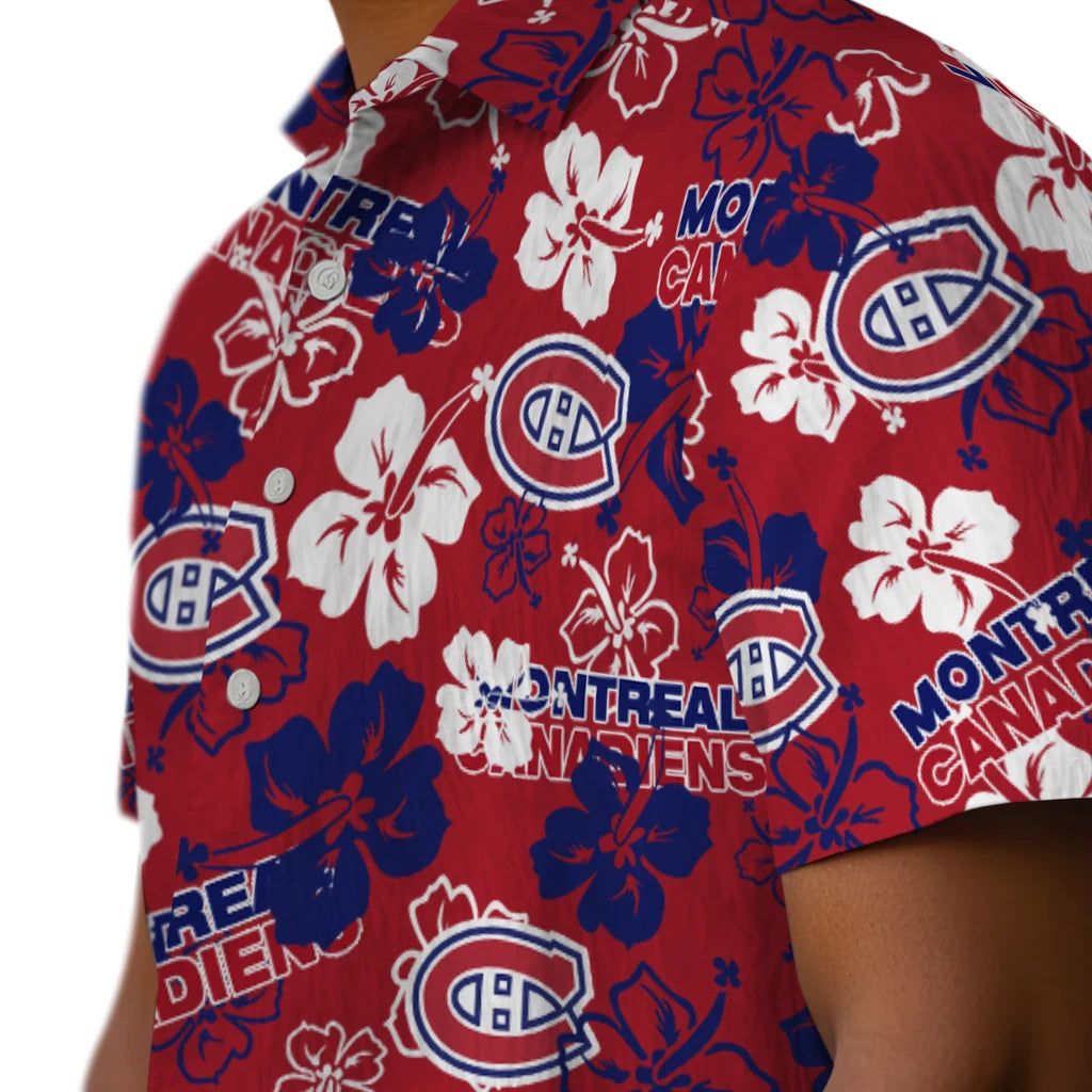 Montreal Canadiens Hibiscus Bloom Hawaiian Shirt – Moonbestprint