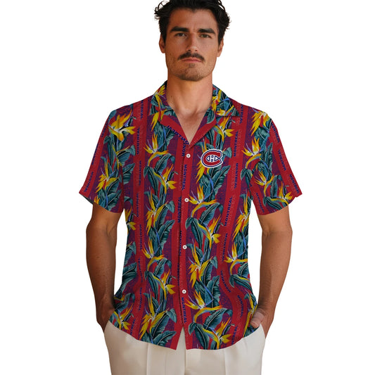 Montreal Canadiens Hawaiian Shirt - Paradise Vines | Moonbestprint