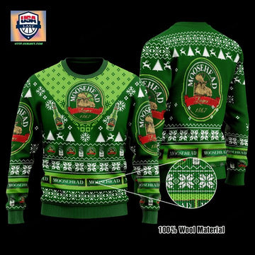 Moosehead Lager Beer Christmas Sweater ? Usalast