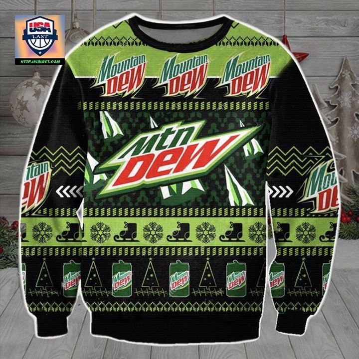 Mountain Dew Drink Ugly Christmas Sweater 2022 ? Usalast