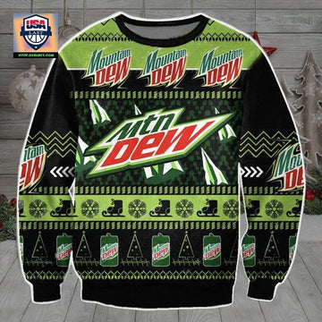 Mountain Dew Drink Ugly Christmas Sweater 2022 ? Usalast