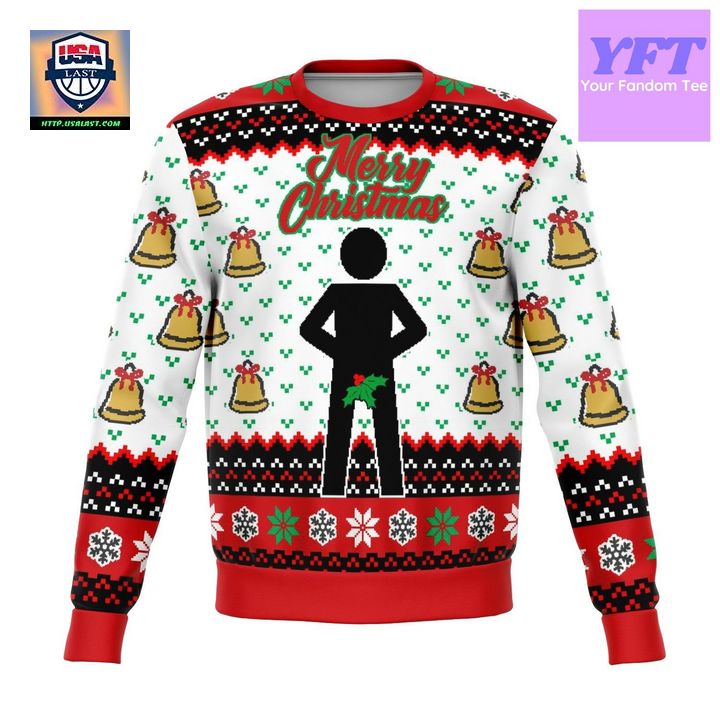 Mr Stick Mistletoe Meme 2022 Design 3d Ugly Christmas Sweater ? Usalast