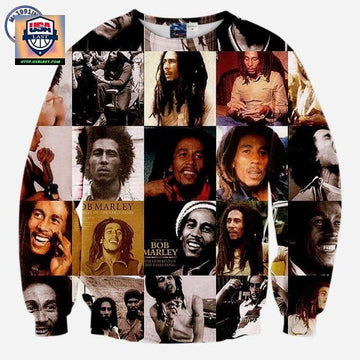 Mr1991Inc Bob Marley Sweaters Men Women Long Sleeve 3D Sweater Print Casual Hoodies Tops Tracksuits Pullover ? Usalast