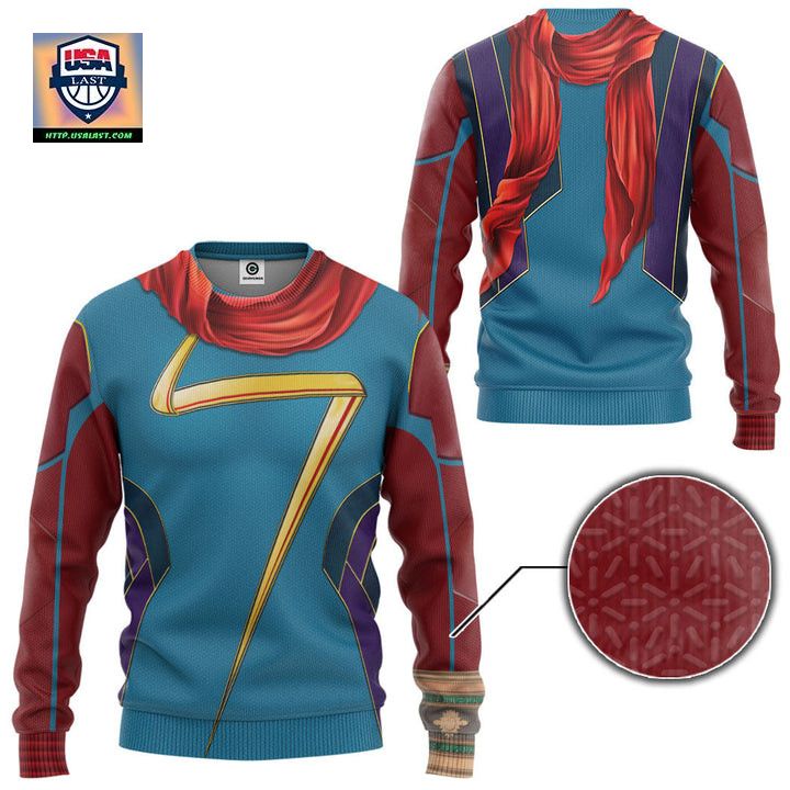 Ms Marvel Costume Ugly Christmas Sweater ? Usalast