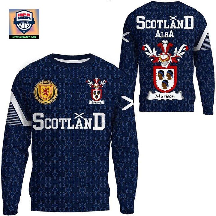 Murison Family Crest Sweater Scottish Home ? 1991 Style A7 ? Usalast