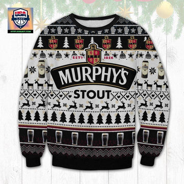 Murphy?s Irish Stout Beer Ugly Christmas Sweater 2022 ? Usalast