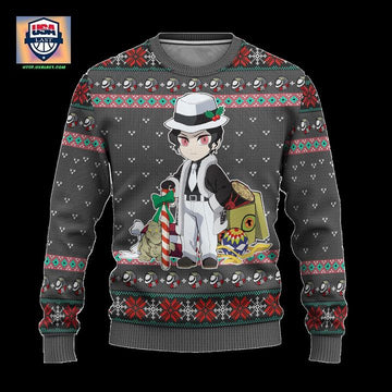 Muzan Kibutsuji Demon Slayer Anime Ugly Christmas Sweater Xmas Gift ? Usalast