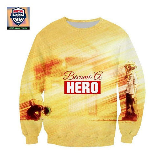 My Hero Academia Sweater ? Become A Hero Sweater Sh9611 ? Usalast