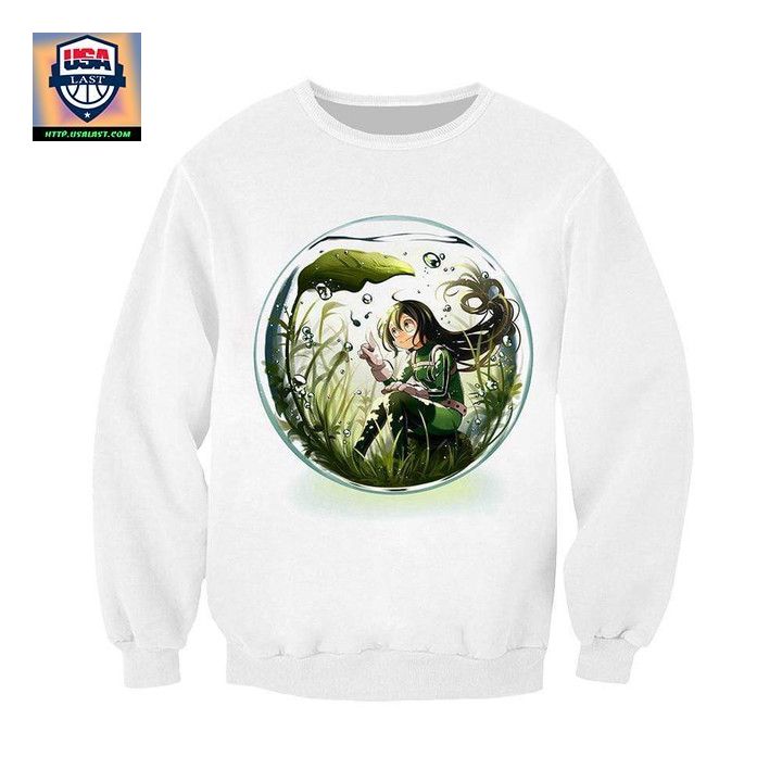 My Hero Academia Sweater ? Tsuyu In Fishbowl Sweater Sh9624 ? Usalast