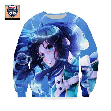 My Hero Academia Sweater ? Tsuyu Underwater Sweater Sh9594 ? Usalast