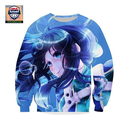 My Hero Academia Sweater ? Tsuyu Underwater Sweater Sh9594 ? Usalast