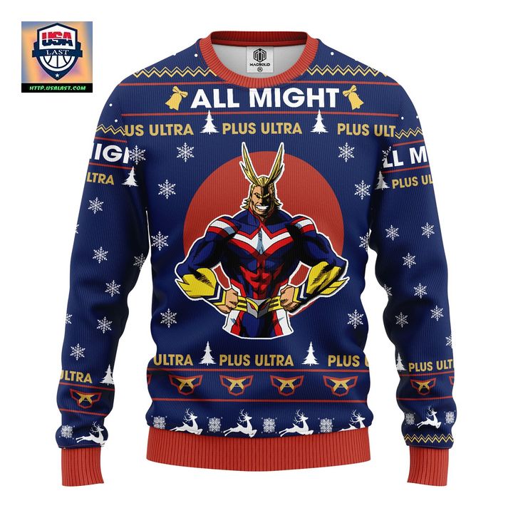 My Hero Academia Ugly Christmas Sweater Amazing Gift Idea Thanksgiving Gift ? Usalast