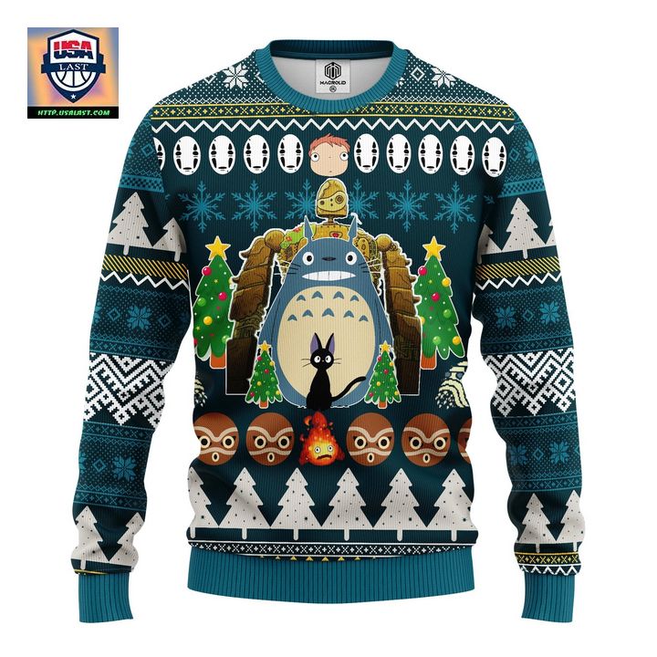 My Neighbor Is Totoro Anime Ugly Christmas Sweater Amazing Gift Idea Thanksgiving Gift ? Usalast