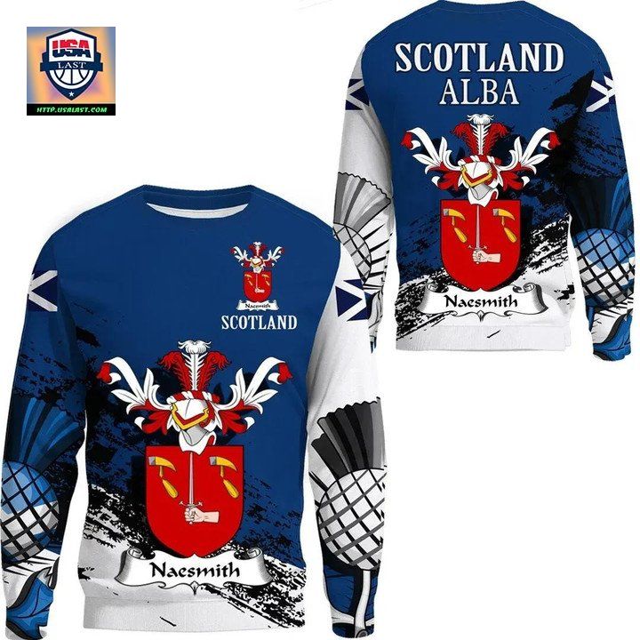 Naesmith Scottish Family Crest Scotland Special Sweater A7 ? Usalast