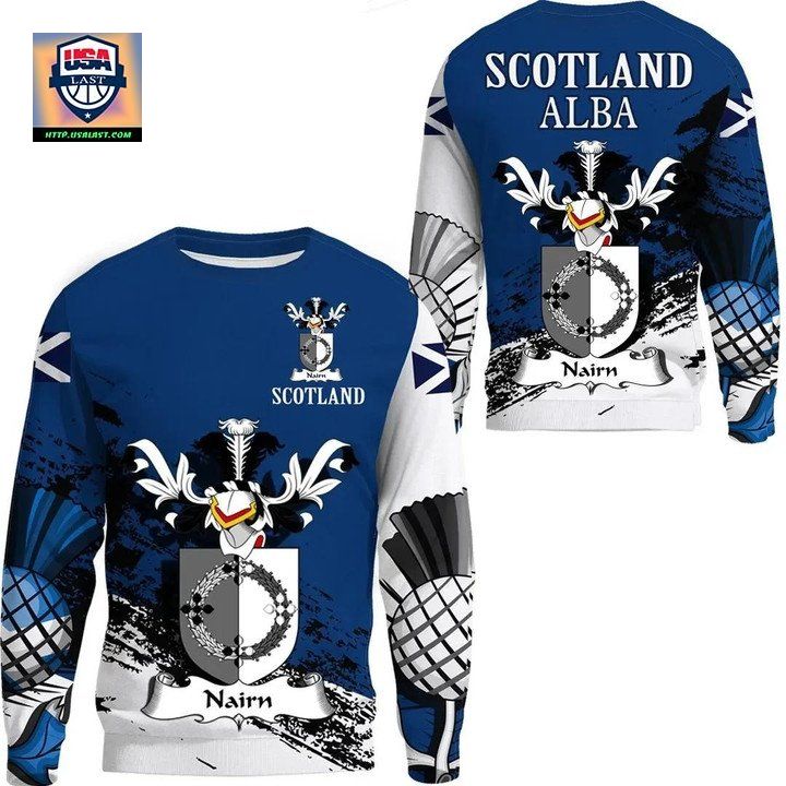 Nairn Scottish Family Crest Scotland Special Sweater A7 ? Usalast