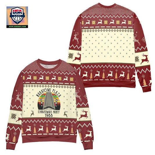 Nakatomi Plaza Christmas Party 1988 Ugly Christmas Sweater ? Usalast