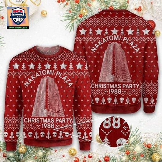 Nakatomi Plaza Christmas Party 1988 Ugly Christmas Sweater 2022 ? Usalast