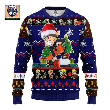 Naruto Kid Ugly Christmas Sweater Brown Blue 1 Amazing Gift Idea Thanksgiving Gift ? Usalast
