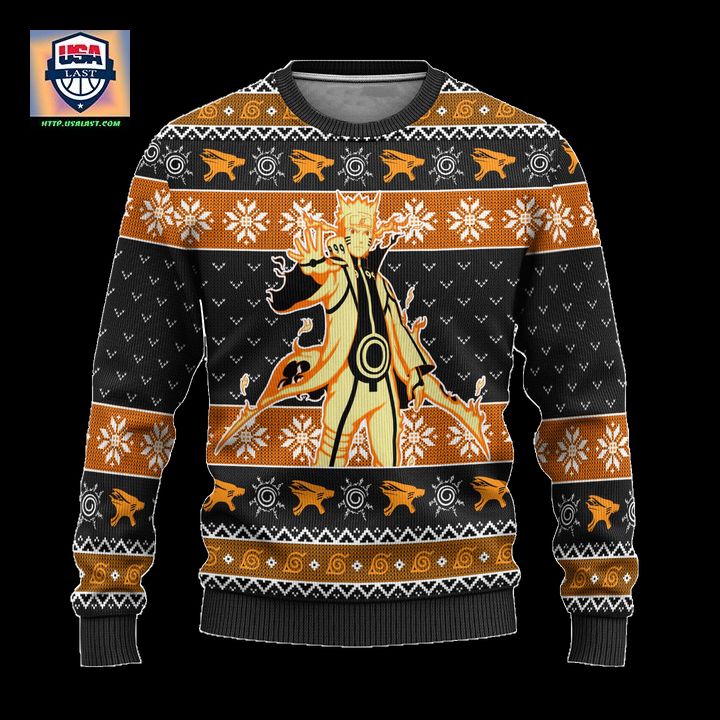 Naruto Kurama Nine Tails Anime Ugly Christmas Sweater Xmas Gift ? Usalast