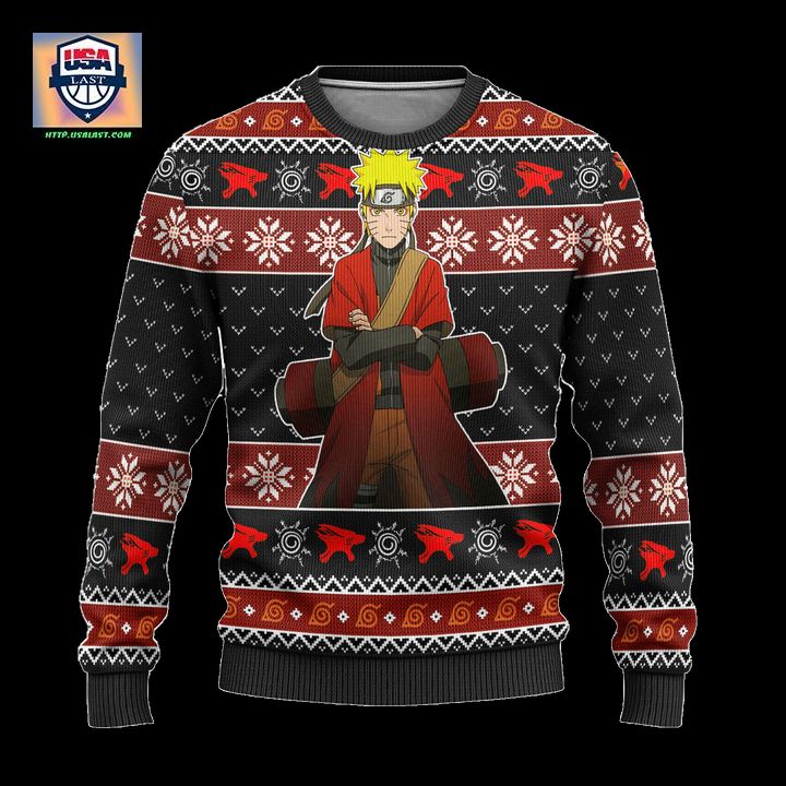 Naruto Sage Mode Anime Ugly Christmas Sweater Xmas Gift ? Usalast