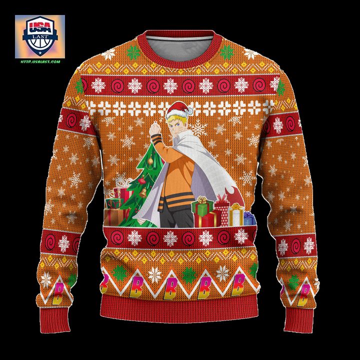 Naruto Uzumaki Anime Ugly Christmas Sweater Custom Boruto Xmas Gift ? Usalast
