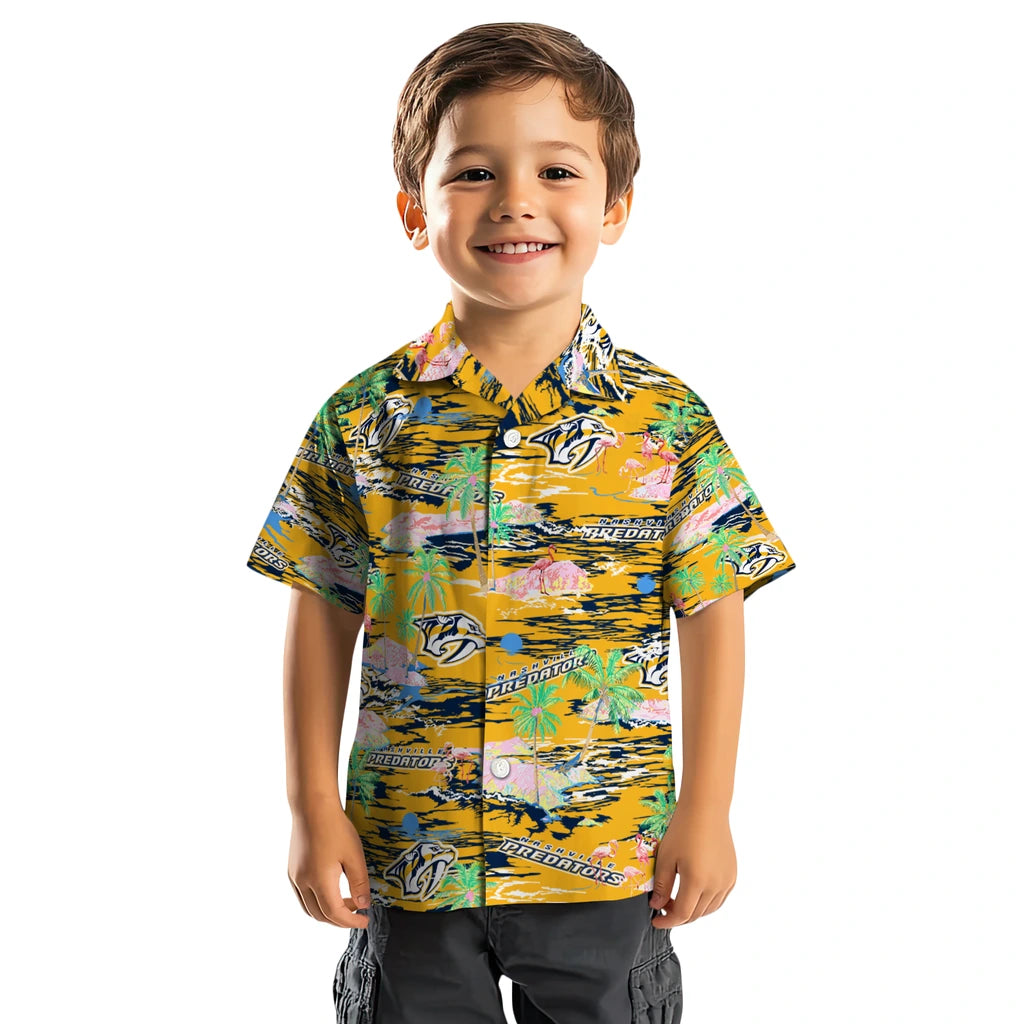 Nashville Predators Flamingo Retreat 2026 Hawaiian Shirt – Moonbestprint