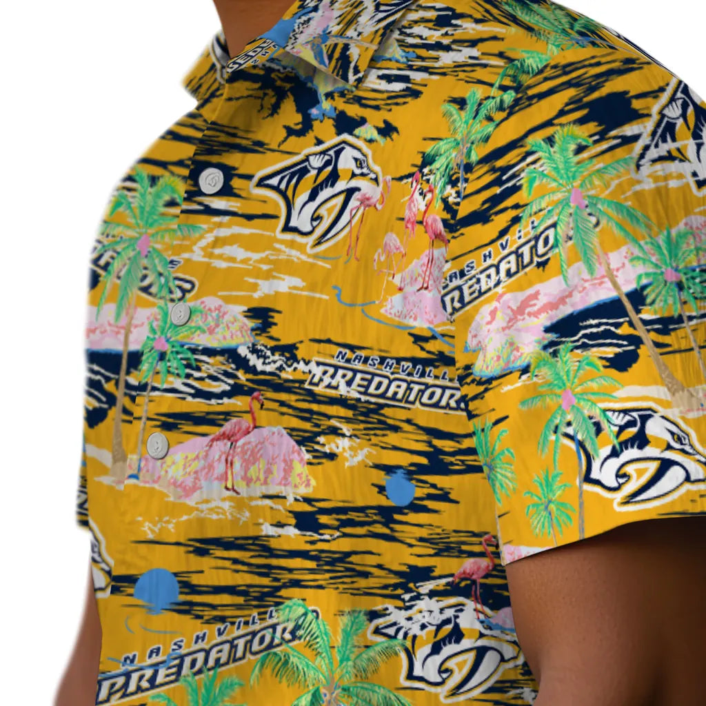 Nashville Predators Flamingo Retreat 2026 Hawaiian Shirt – Moonbestprint